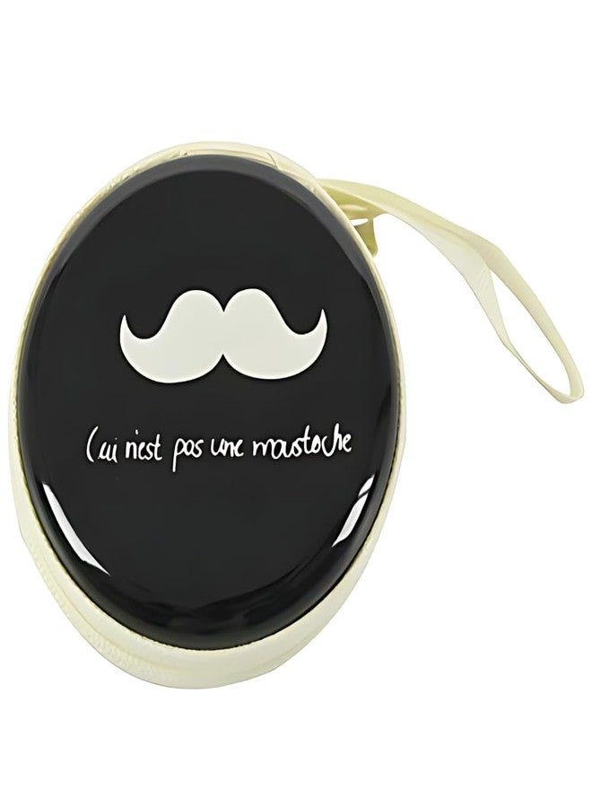 Elevea Mini Coin Cute Expression Elements Round Headset Purse Wallet Pouch Bag Coin Purses - Image 1